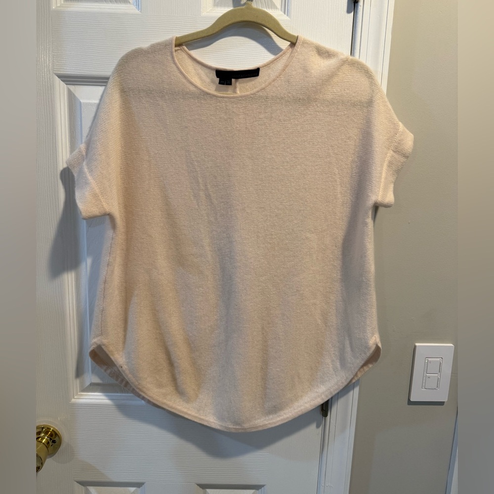 360 Sweater Women's 100% Cashmere Short Sleeve Pullover Sweater Size XS